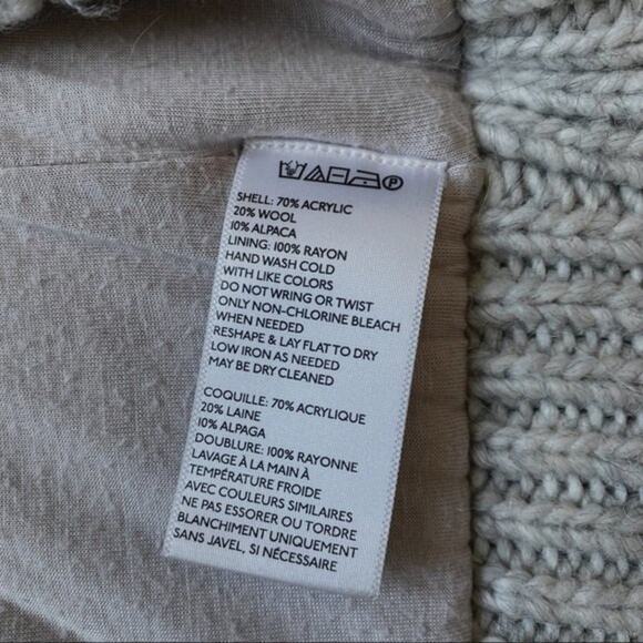 Urban Outfitters Kimchi Blue Oversized Sweater Coat Heather Grey Size M - Picture 5 of 9